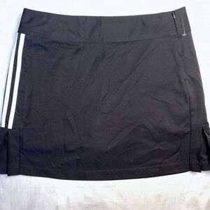 NWOT Women's Size 1o Adidas Stretch Athletic Climacool Skort Golf Tennis Black